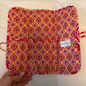 Vera Bradley travel case.